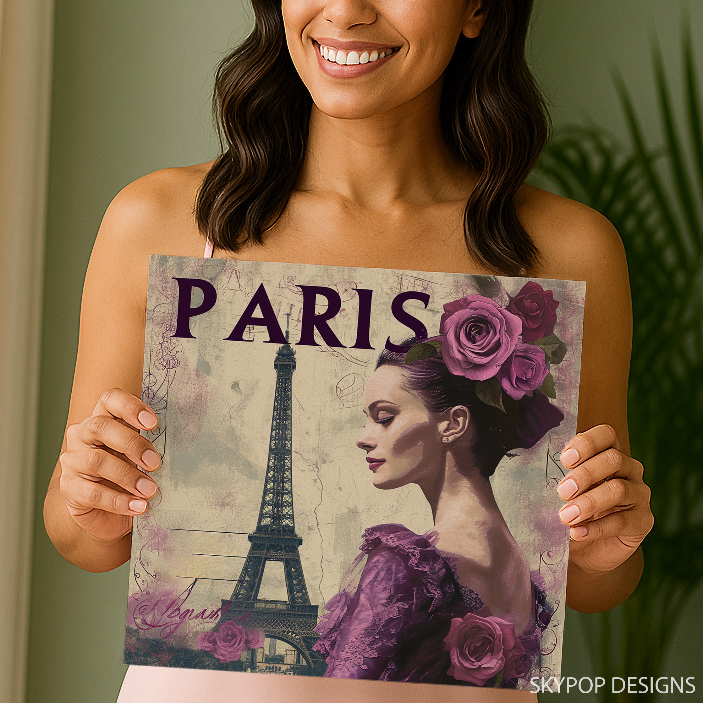 3.jpg Parisian Romance Eiffel Tower Art