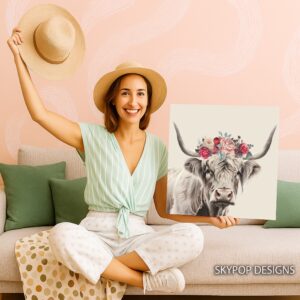 Highland Cow Art