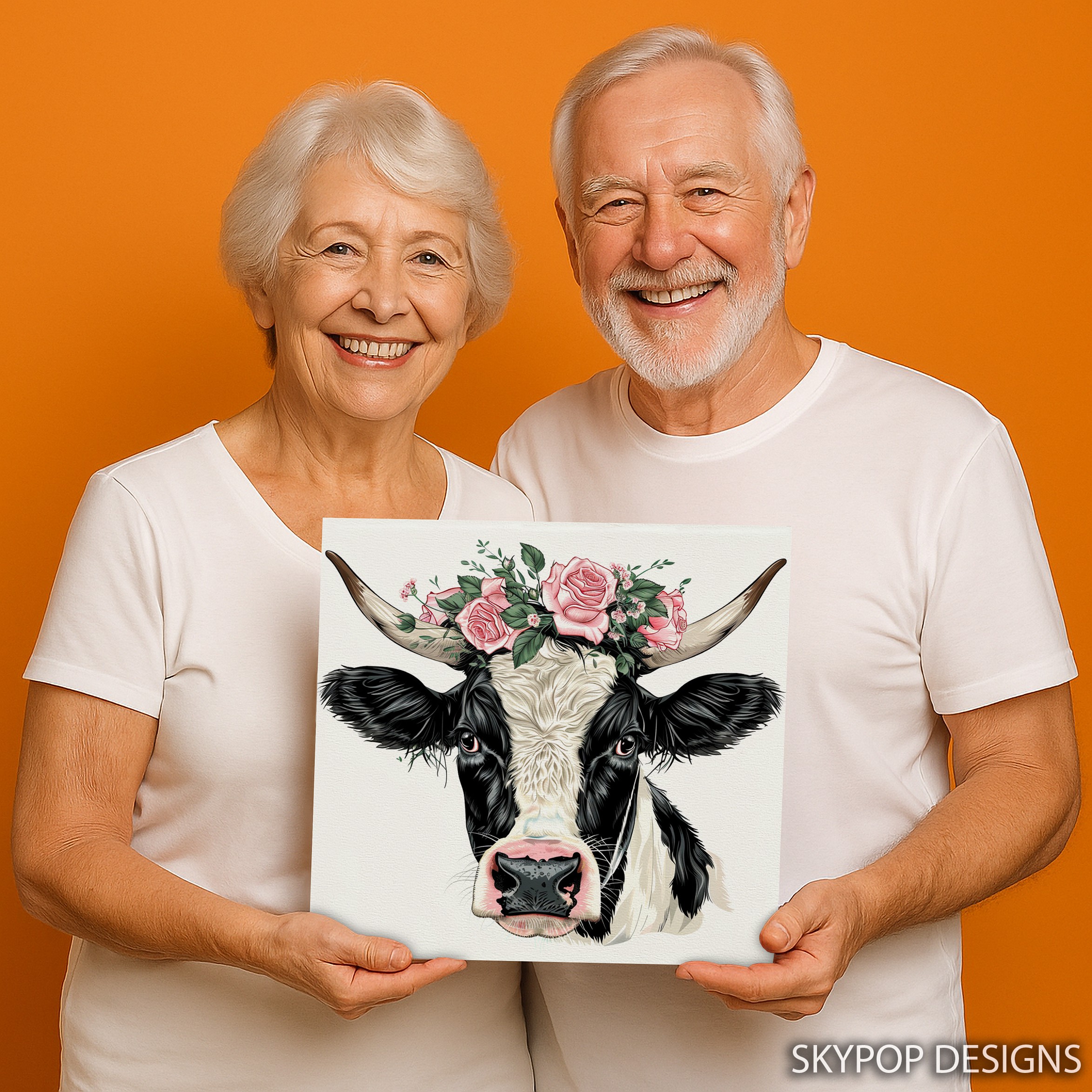 3.jpg Highland Cow Rose Art