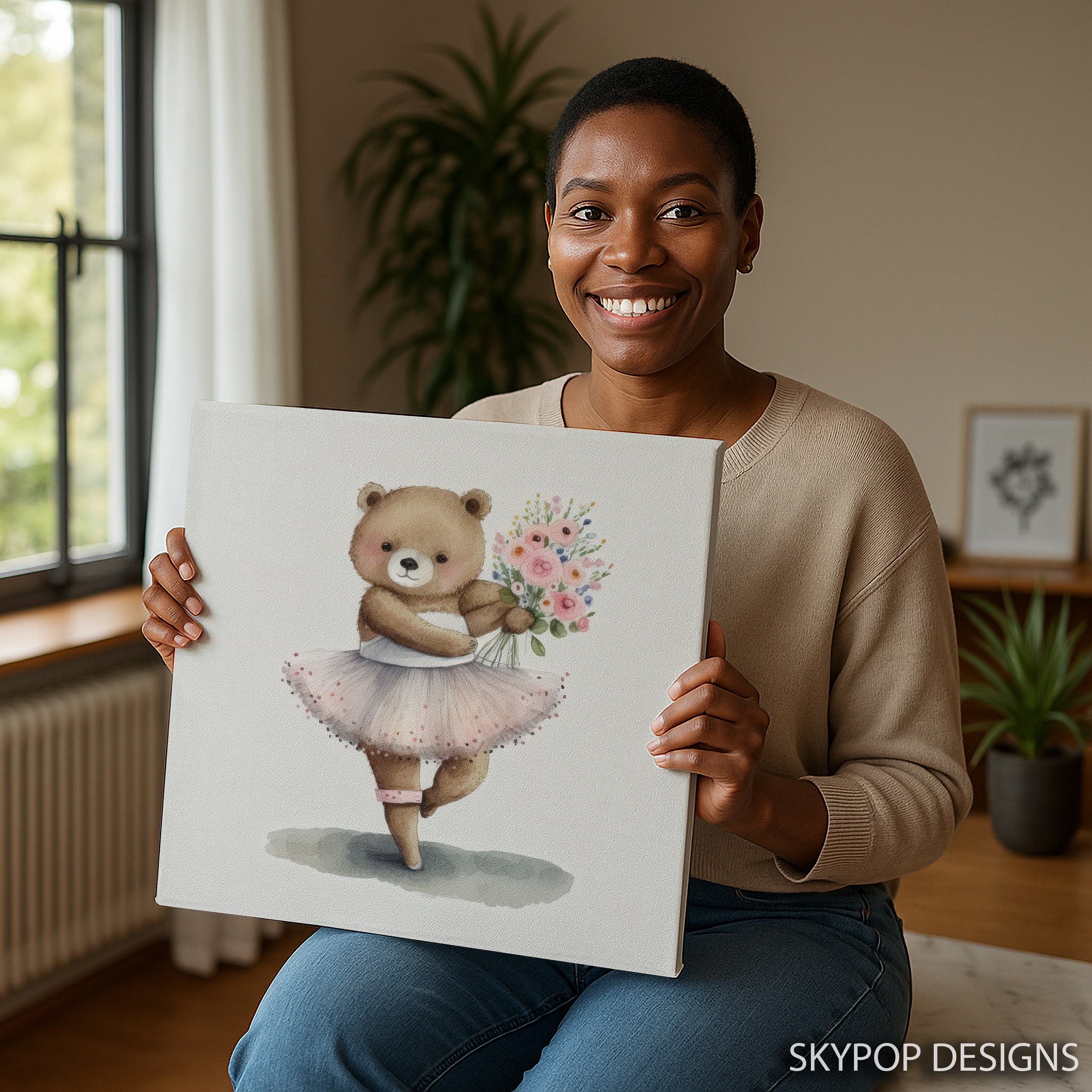 3.jpg Ballerina Bear Art