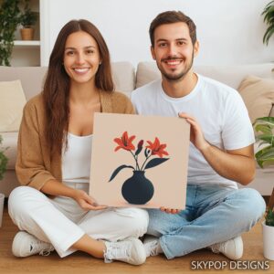 Lily Vase Art