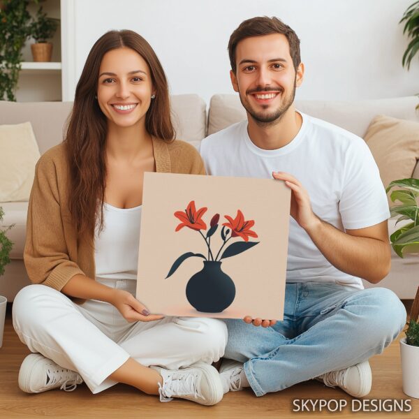 Lily Vase Art