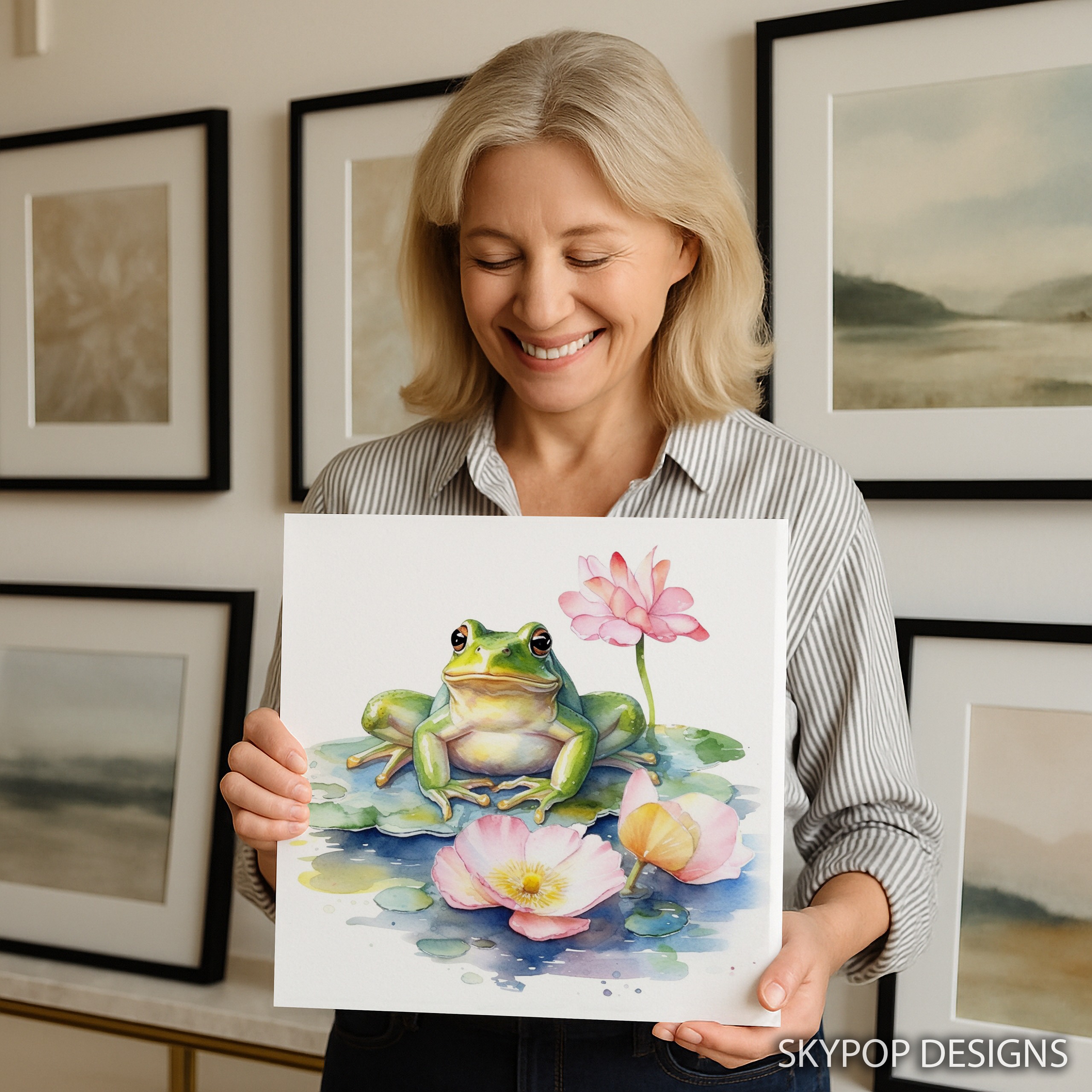 3.jpg Frog Lotus Art