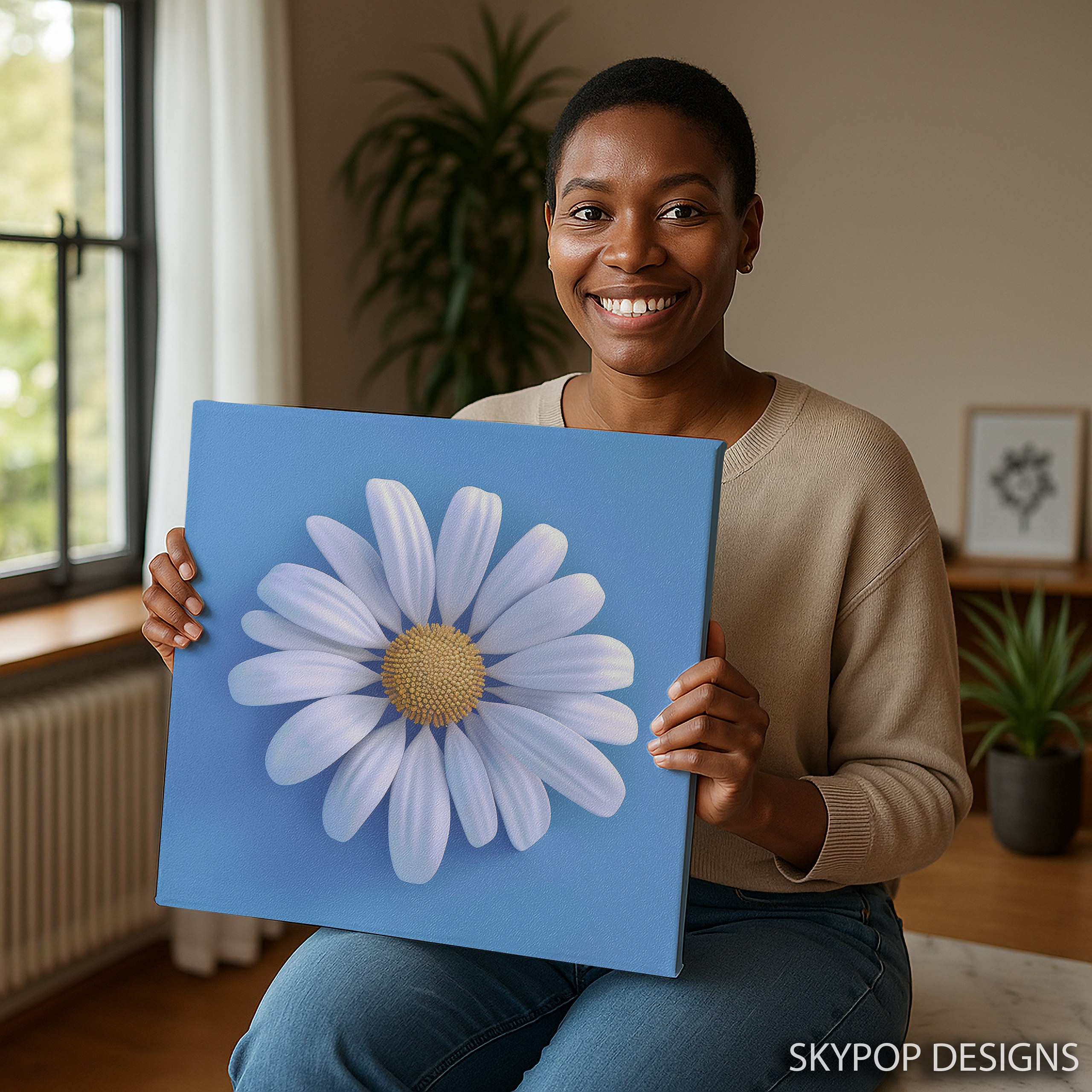 3.jpg Daisy Flower Art