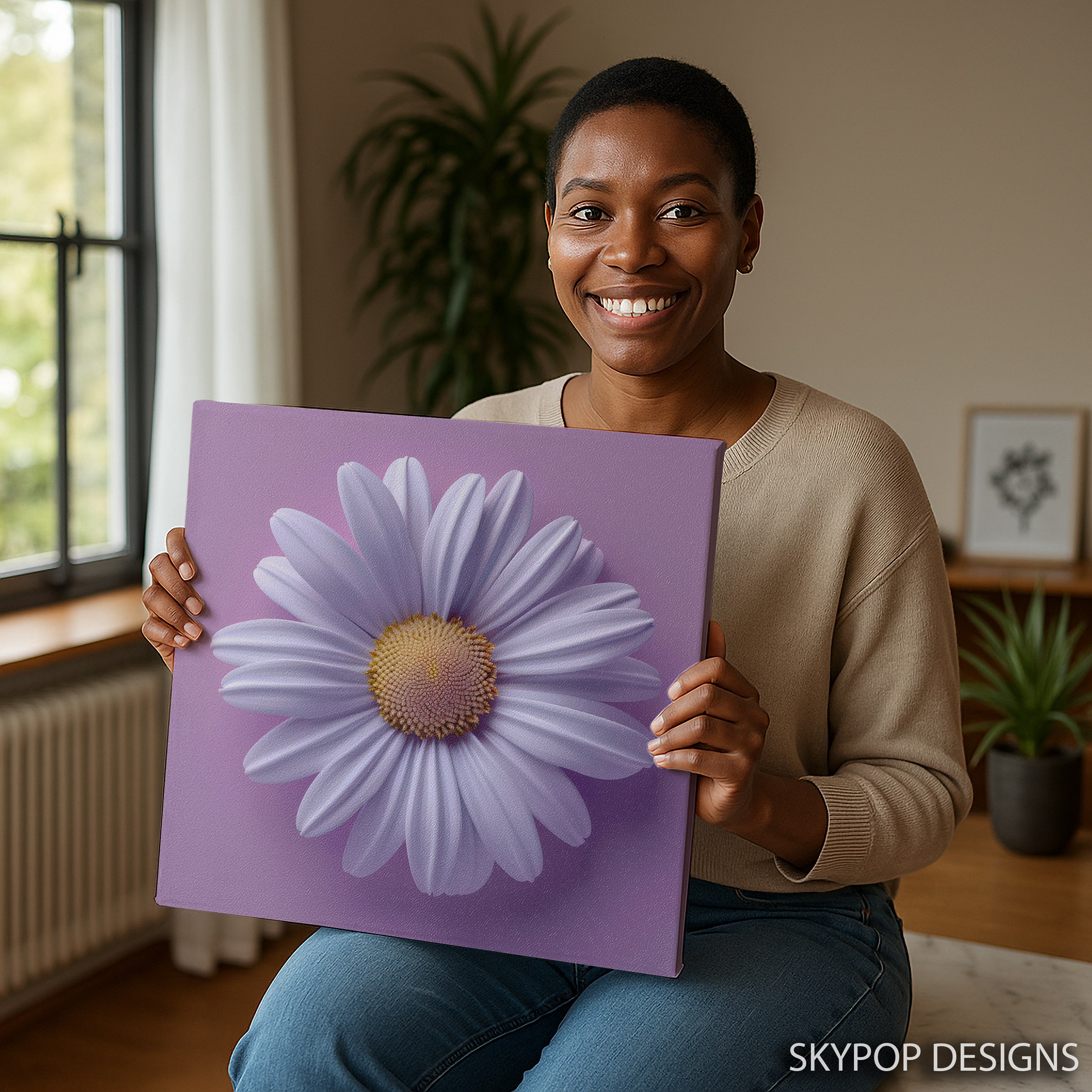 3.jpg Daisy Flower Art