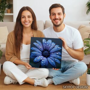 Blue Daisy Art