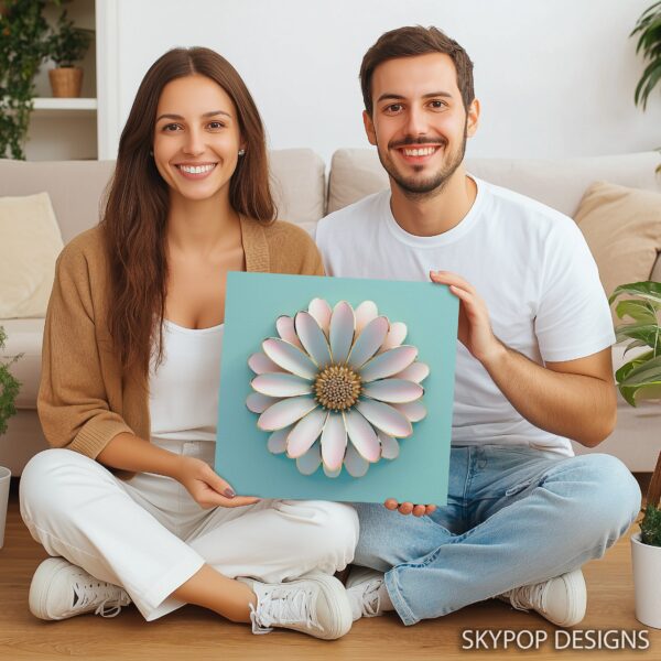Golden Daisy Bloom Art