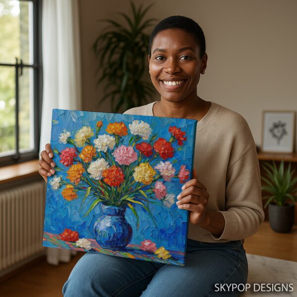 Carnation Bouquet Art