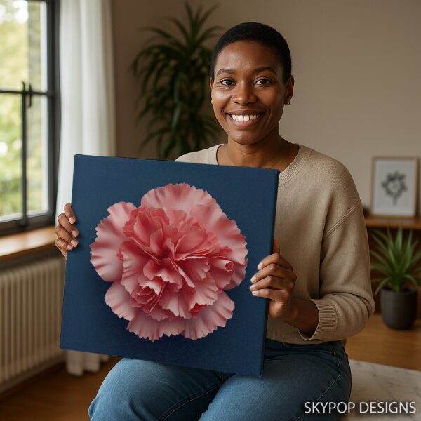 Pink Carnation Art