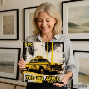 NYC Yellow Cab The Big Apple Art