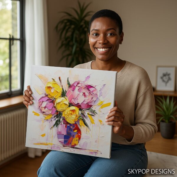 Peony Bouquet Art