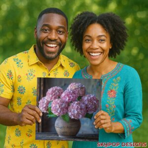 Pink Hydrangea Art