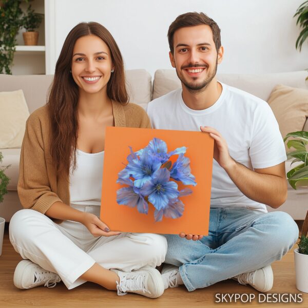 Delphinium Art