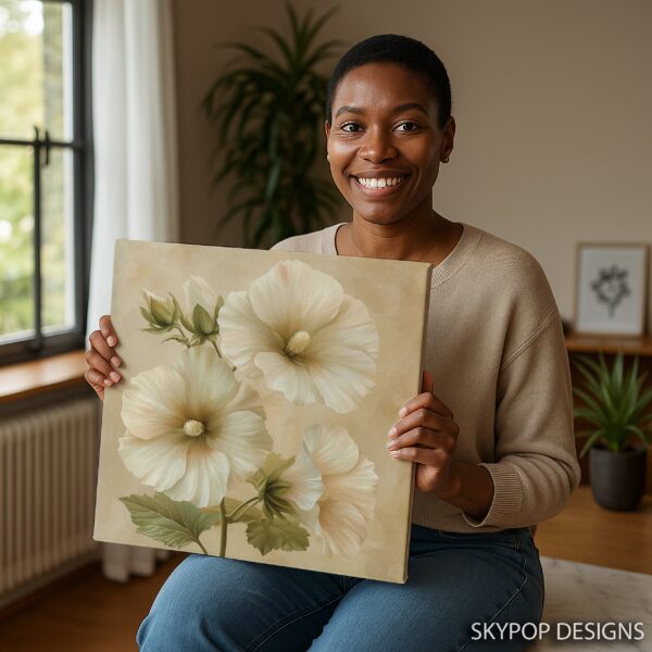 Hollyhock Art