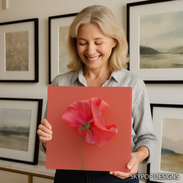 Sweet Pea Bloom Art