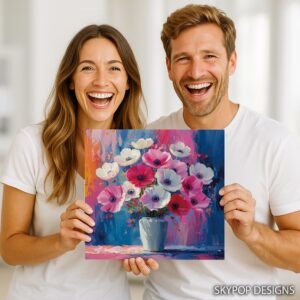 Anemone Bouquet Art