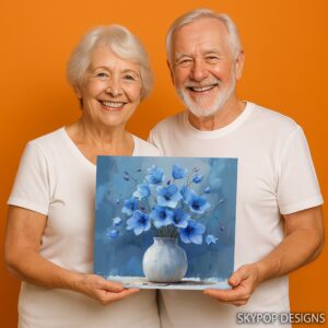 Bluebell Vase Art