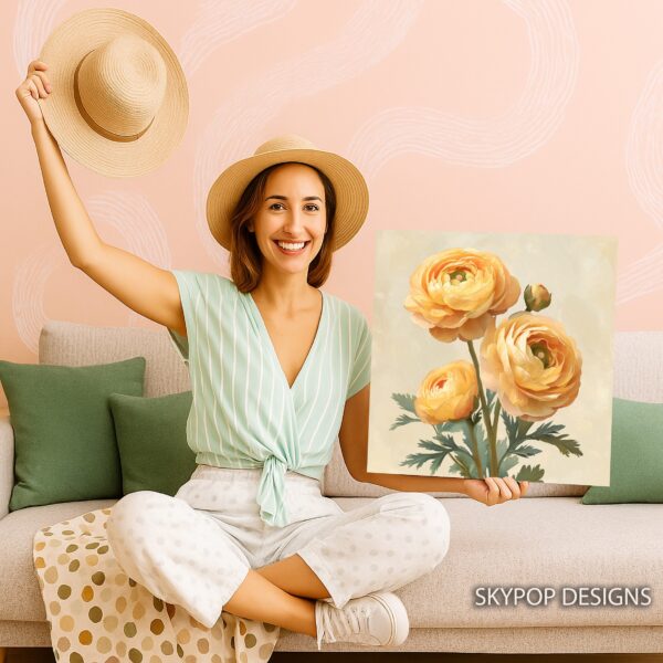 Ranunculus Blooms Art