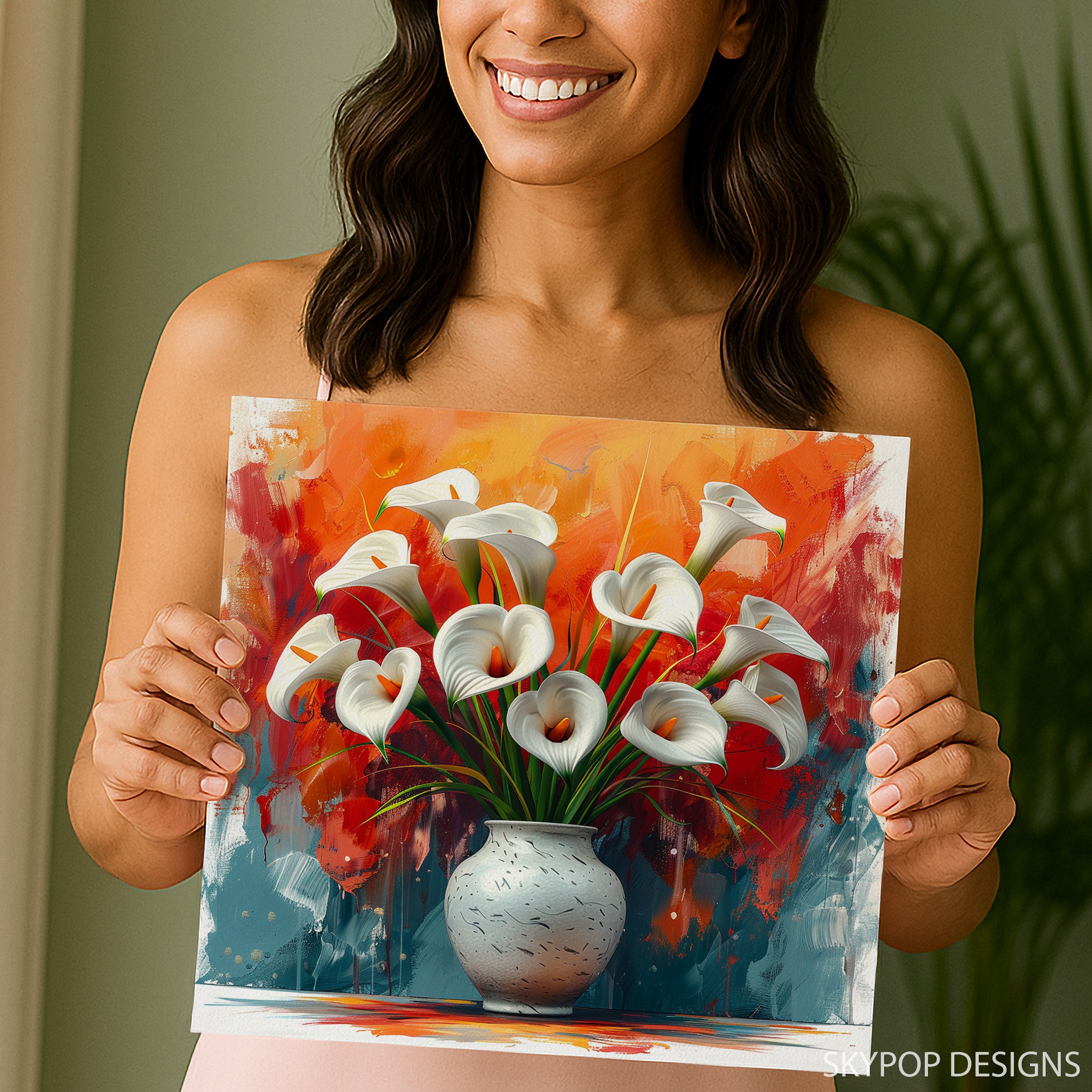 3.jpg Calla Lily Vase Art
