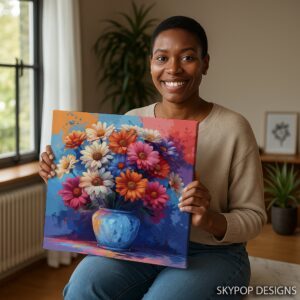 Daisy Bouquet Art