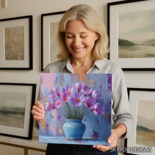 Crocus Vase Art