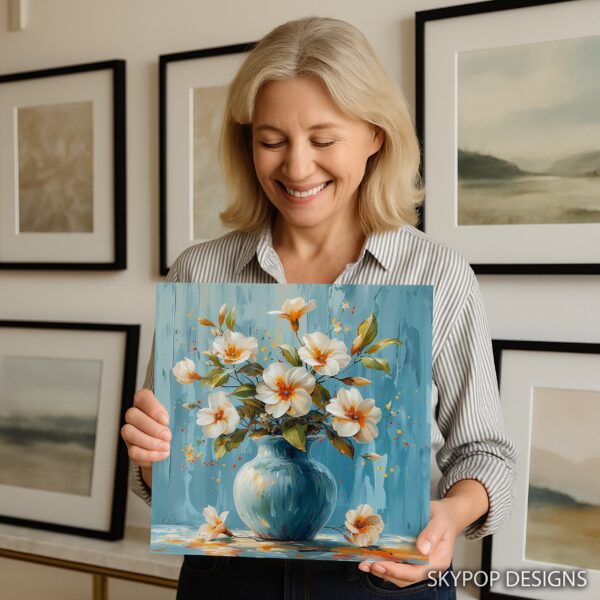 Coastal Bloom Still Life Art