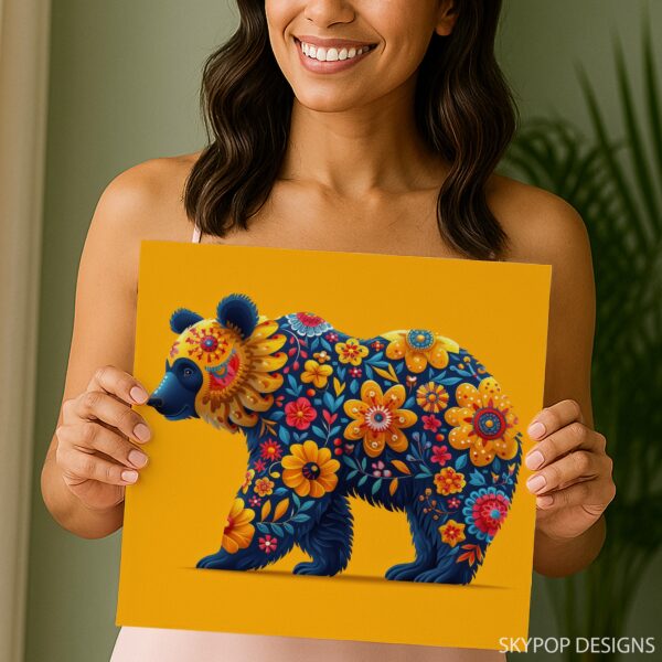 Bear Floral Art