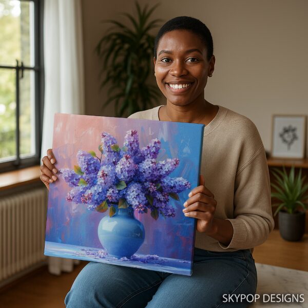 Lilac Bouquet Art