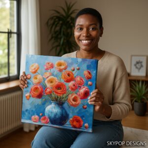 Ranunculus Bouquet Art