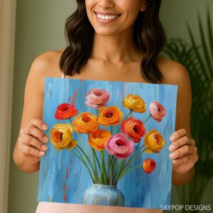 Ranunculus Bouquet Art