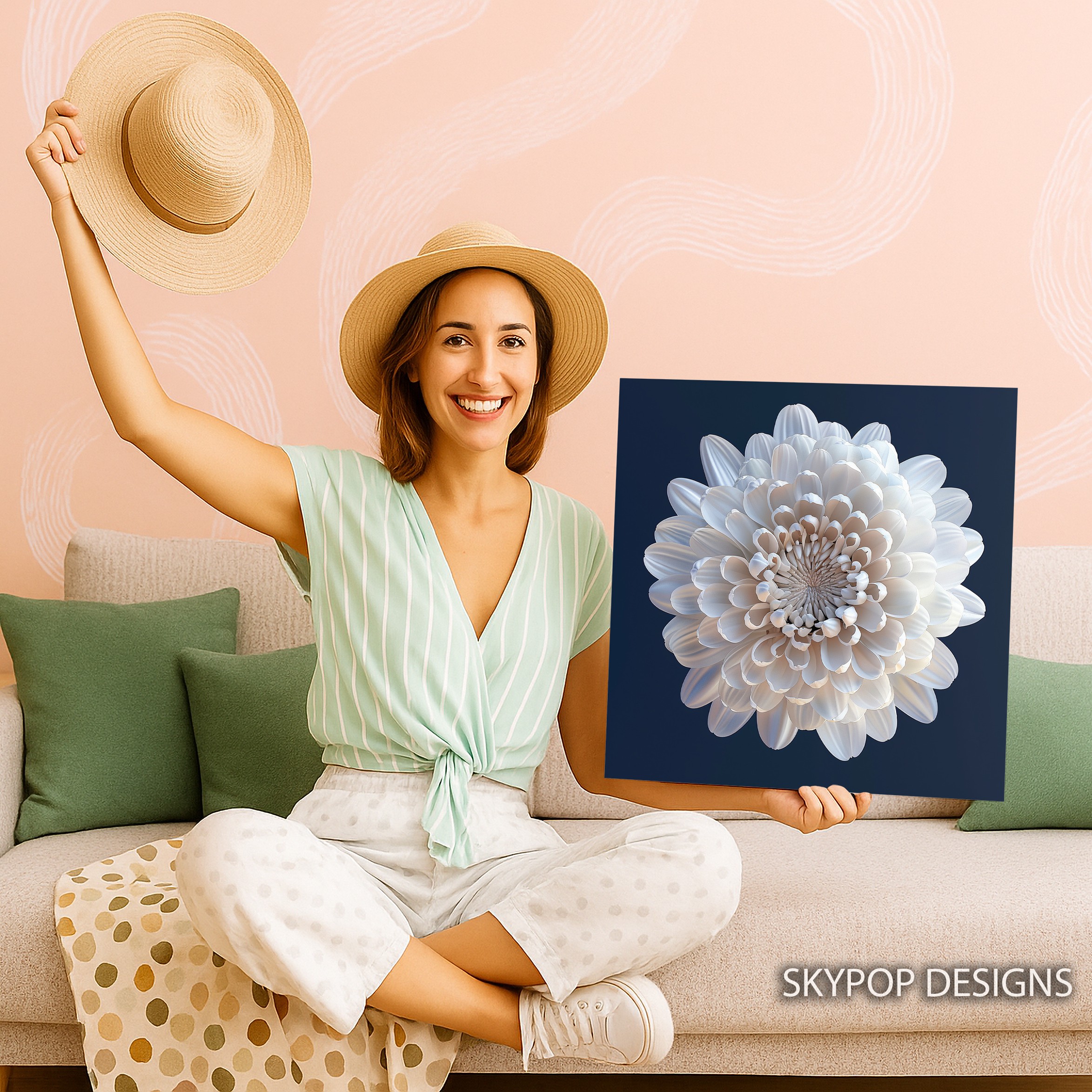 3.jpg White Chrysanthemum Art