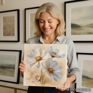 Cosmos Flower Art