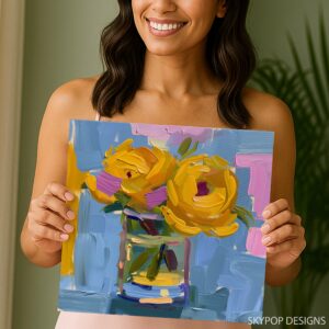 Ranunculus Bouquet Art