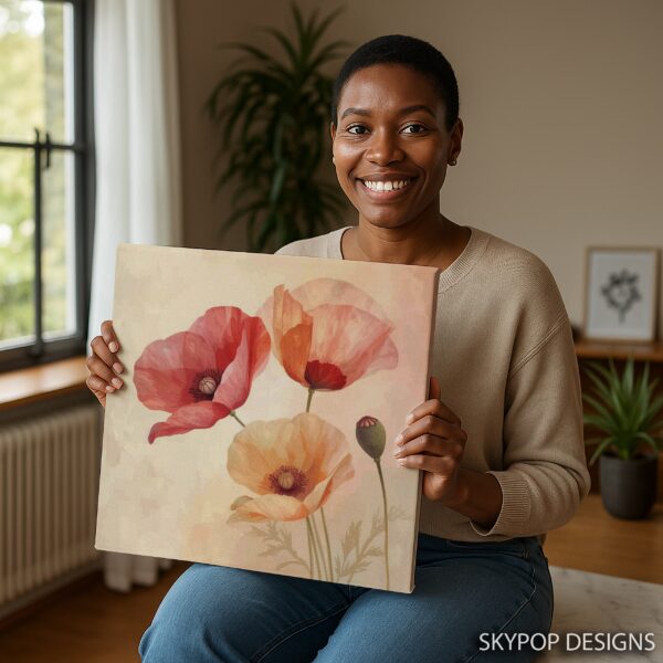 Poppy Bloom Art