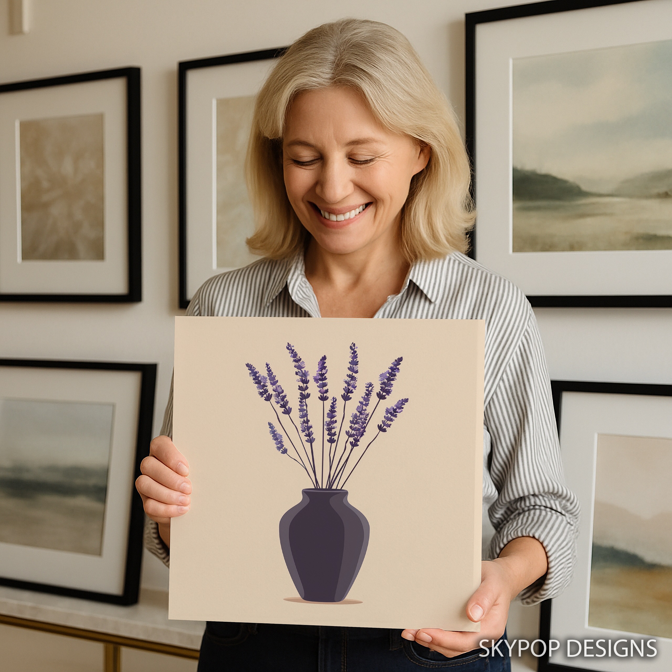 3.jpg Lavender Vase Art