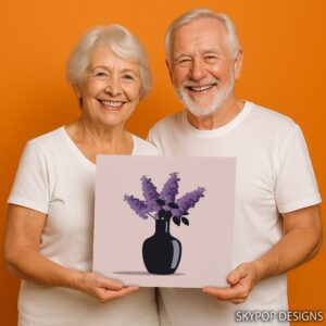 Lilac Bouquet Art