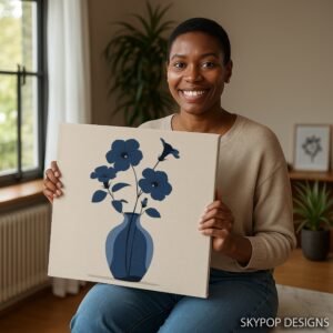 Petunia Vase Art