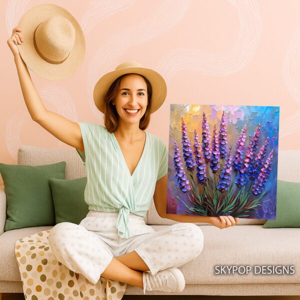 Lavender Field Art