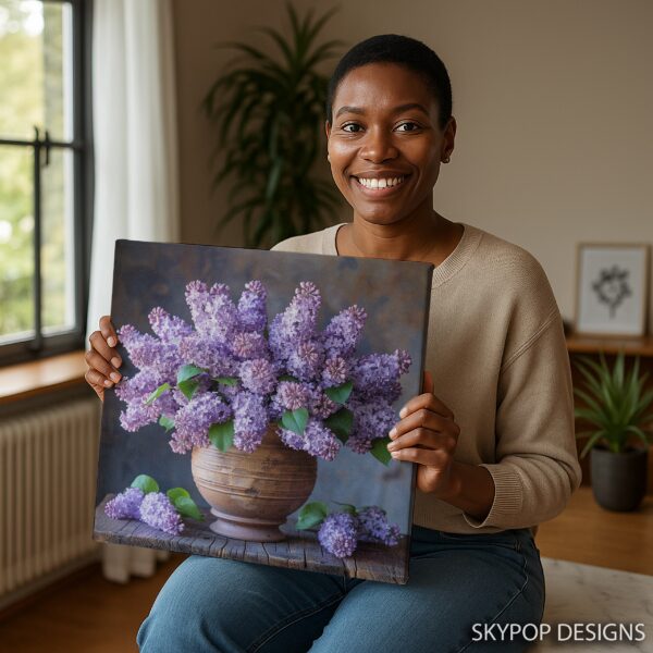Lilac Bouquet Art
