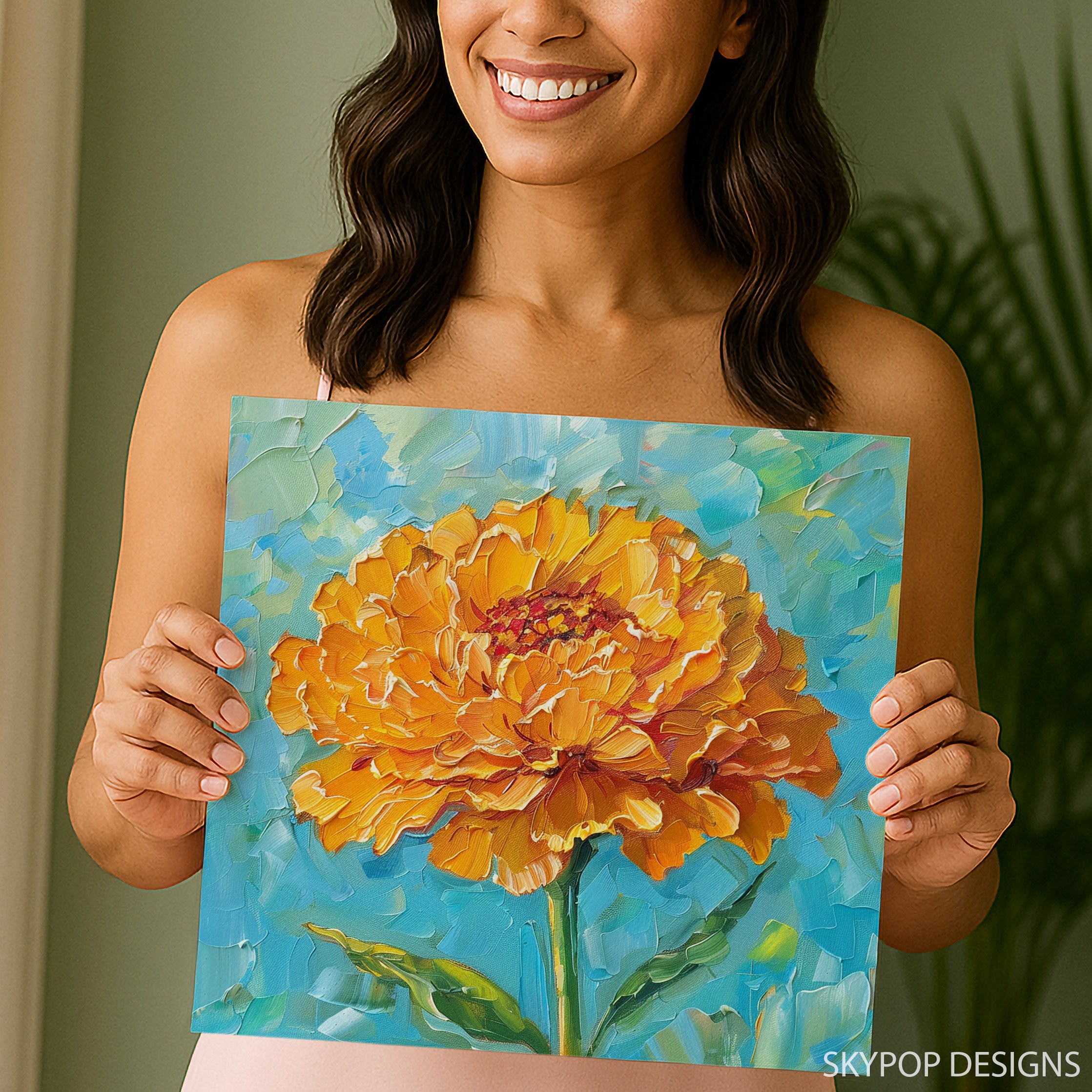 3.jpg Marigold Bloom Art