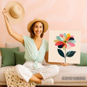 Floral Burst Art