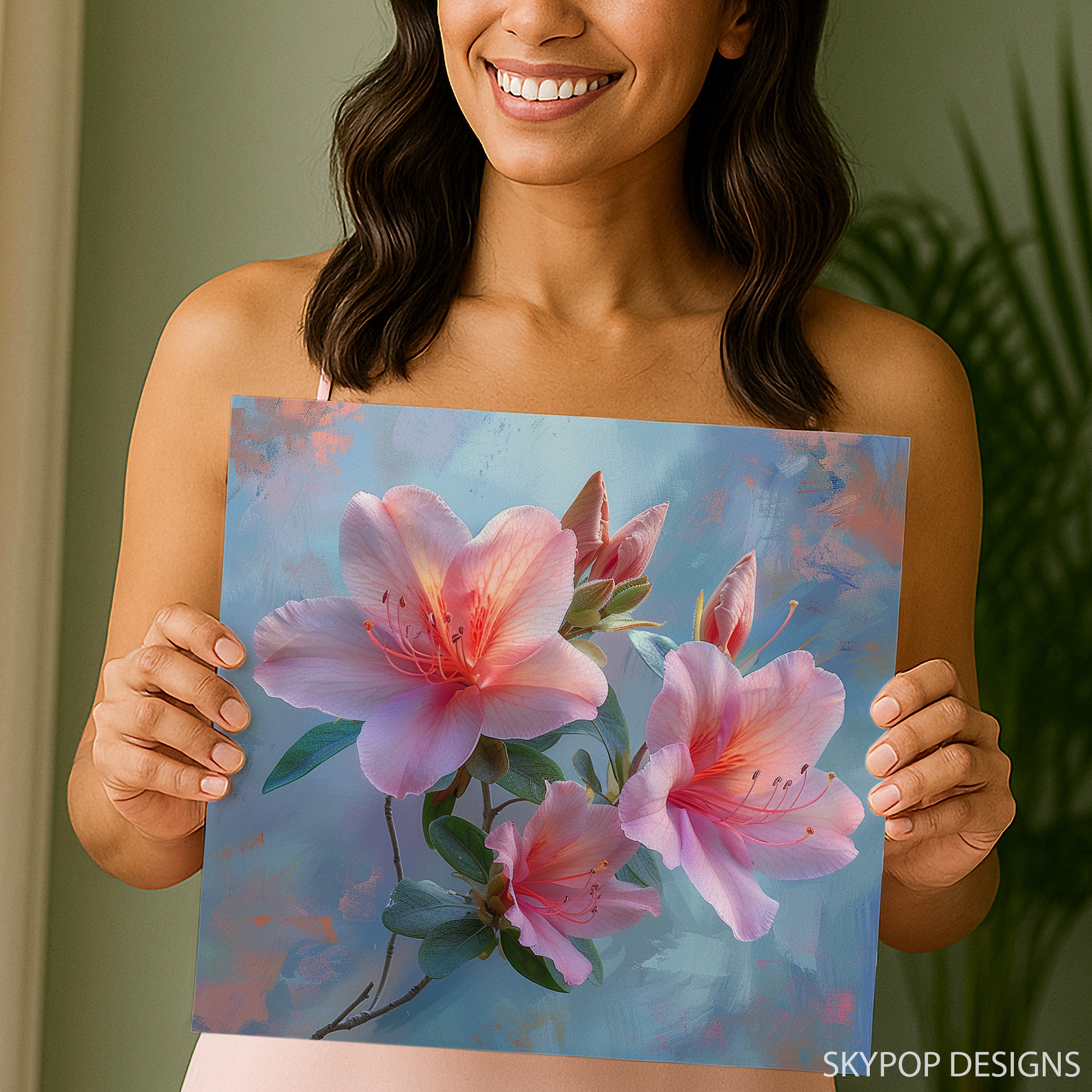 3.jpg Pink Azalea Blooms Art