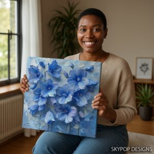 Delphinium Floral Art
