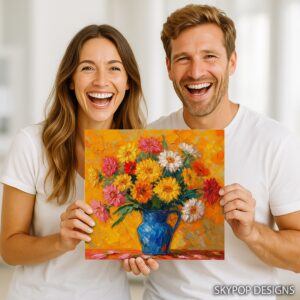 Daisy Bouquet Art