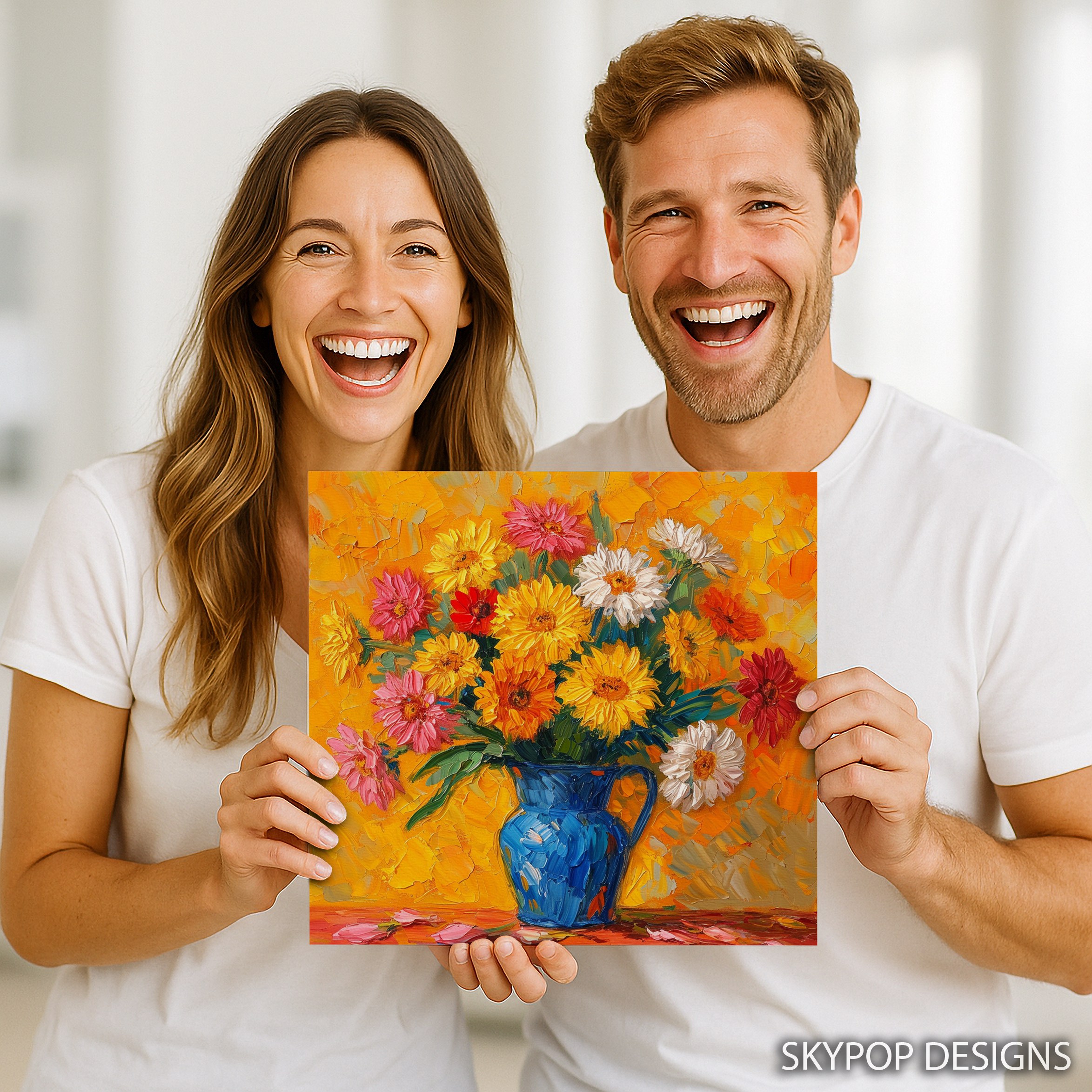 3.jpg Daisy Bouquet Art