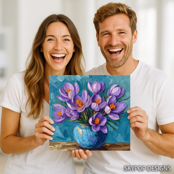 Crocus Flower Art