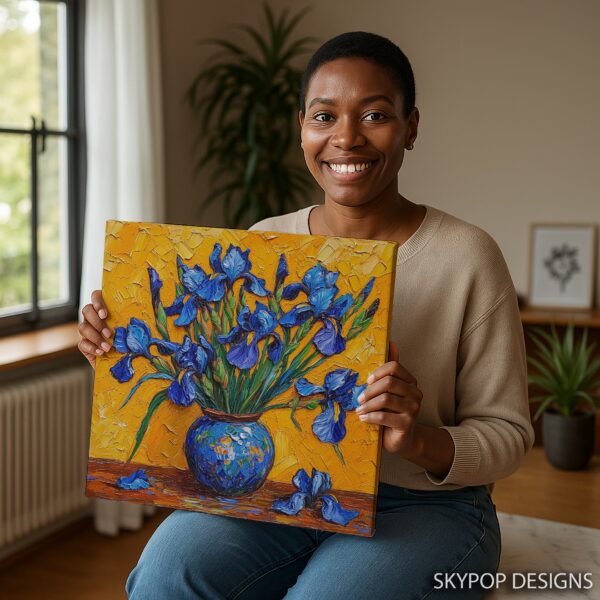 Iris Vase Art