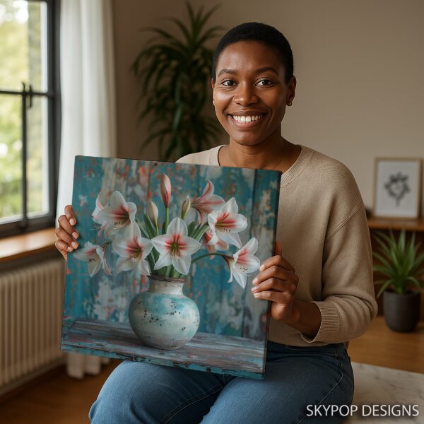 Amaryllis Blossoms Art