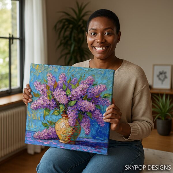Lilac Bouquet Art