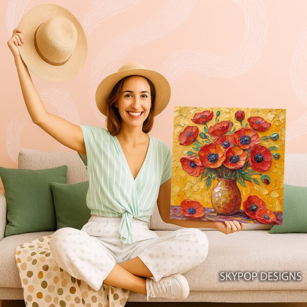 Poppy Bouquet Art